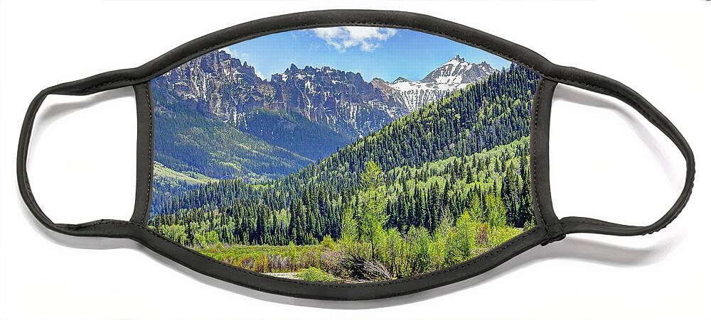 Colorado Face Mask featuring the photograph Spring at Silver Jack by Bob Hislop