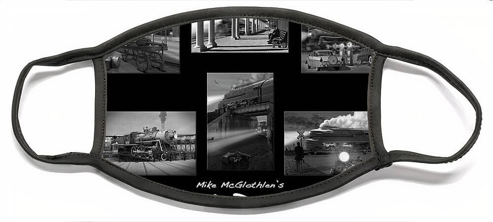 Transportation Face Mask featuring the photograph Steam Dreams by Mike McGlothlen