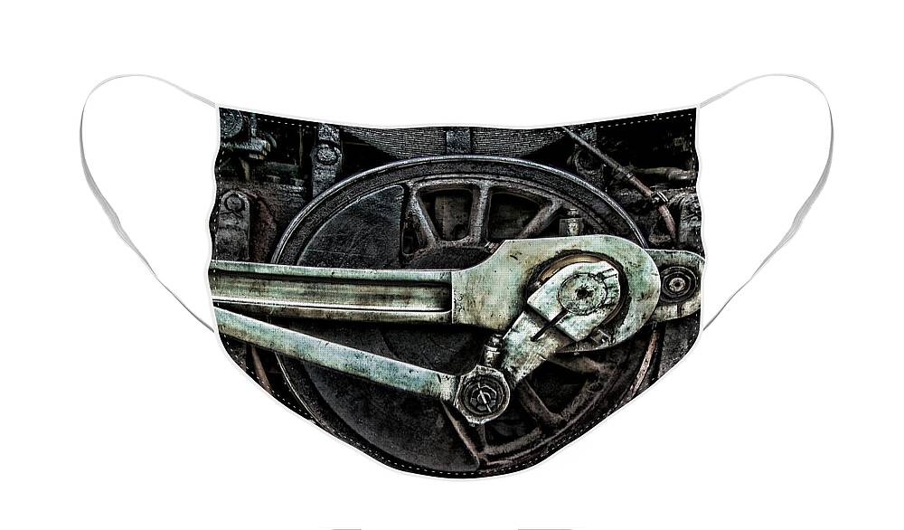 Locomotive Face Mask featuring the photograph Steam Power by Olivier Le Queinec