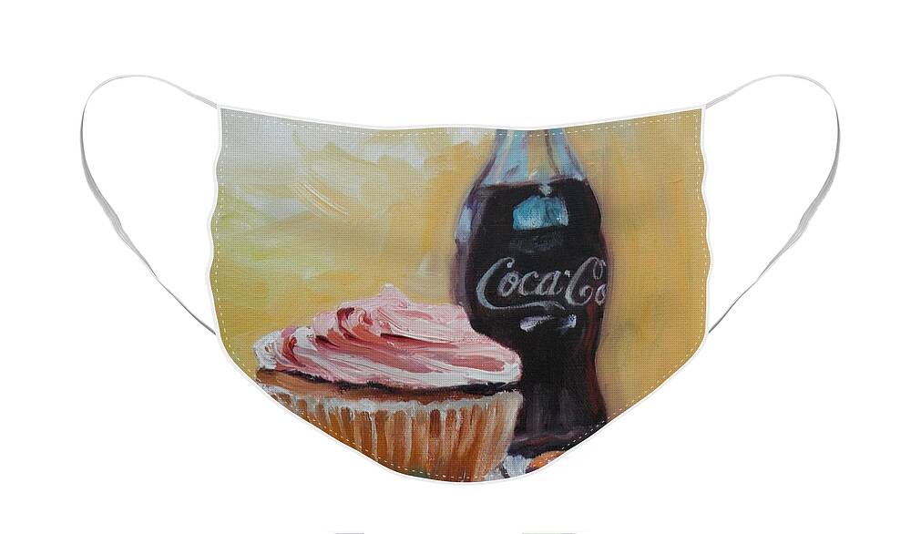 Coke Face Mask featuring the painting Sugar Overload by Donna Tuten