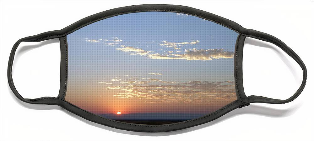 Sunrise Face Mask featuring the photograph Sunrise at Great Basin by Beth Collins