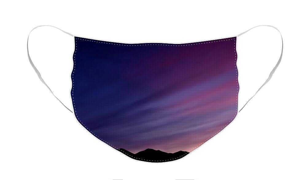 Salt Lake City Face Mask featuring the photograph Sunrise over the Mountains by Rona Black