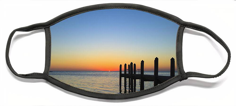 Bayfront Face Mask featuring the photograph Sunset in the Keys by Raul Rodriguez