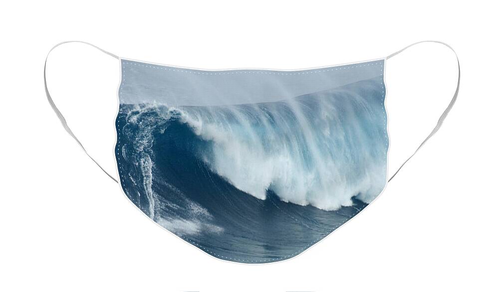 Surf Face Mask featuring the photograph Surfing Jaws 5 by Bob Christopher