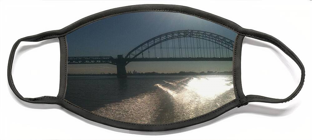 Hot Face Mask featuring the photograph Tacony/Palmyra Hot Summer Day 2 by Sheila Mashaw