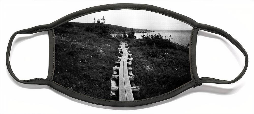 Sea Face Mask featuring the photograph Take Me to the Sea - East Coast Trail by Zinvolle Art