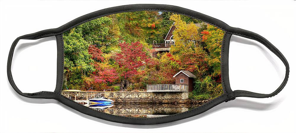 Scenic Face Mask featuring the photograph The Good Life by Kathy Baccari