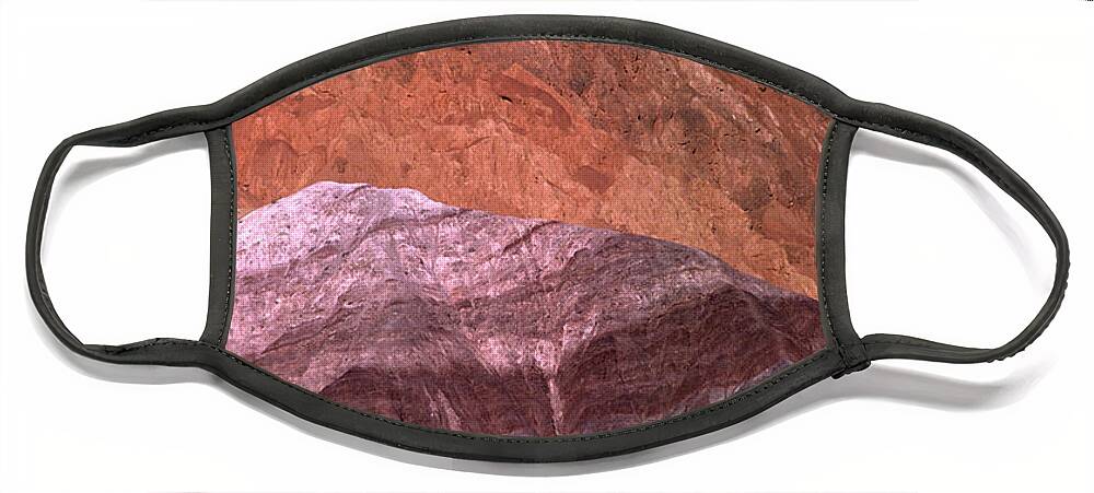 Argentina Face Mask featuring the photograph The Hill of Seven Colors Argentina by James Brunker