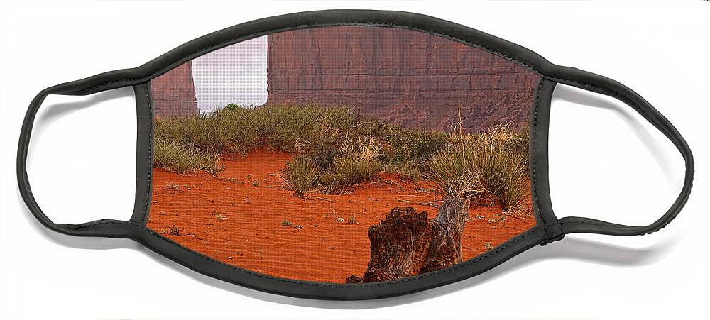 Red Soil Face Mask featuring the photograph The Red Land by Jim Garrison