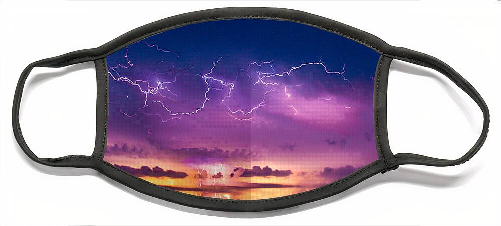 Axtell Nebraska Face Mask featuring the photograph The Sky Was Talking to Me... Part 2 by NebraskaSC