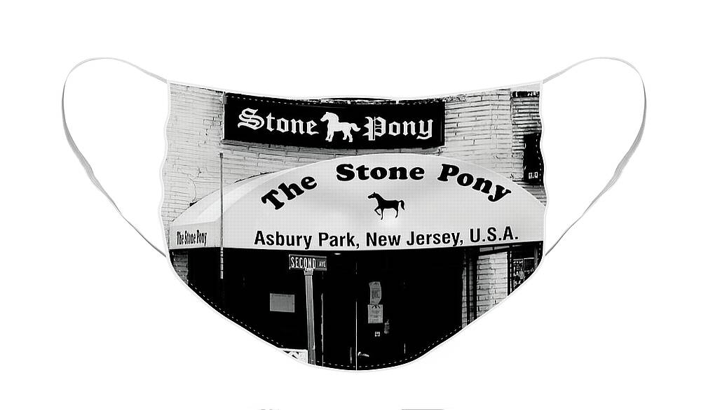 Stone Pony Face Mask featuring the photograph The Stone Pony Asbury Park NJ by Terry DeLuco
