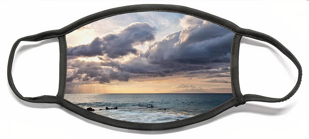Art Face Mask featuring the photograph The Sun Looking Down by Jon Glaser
