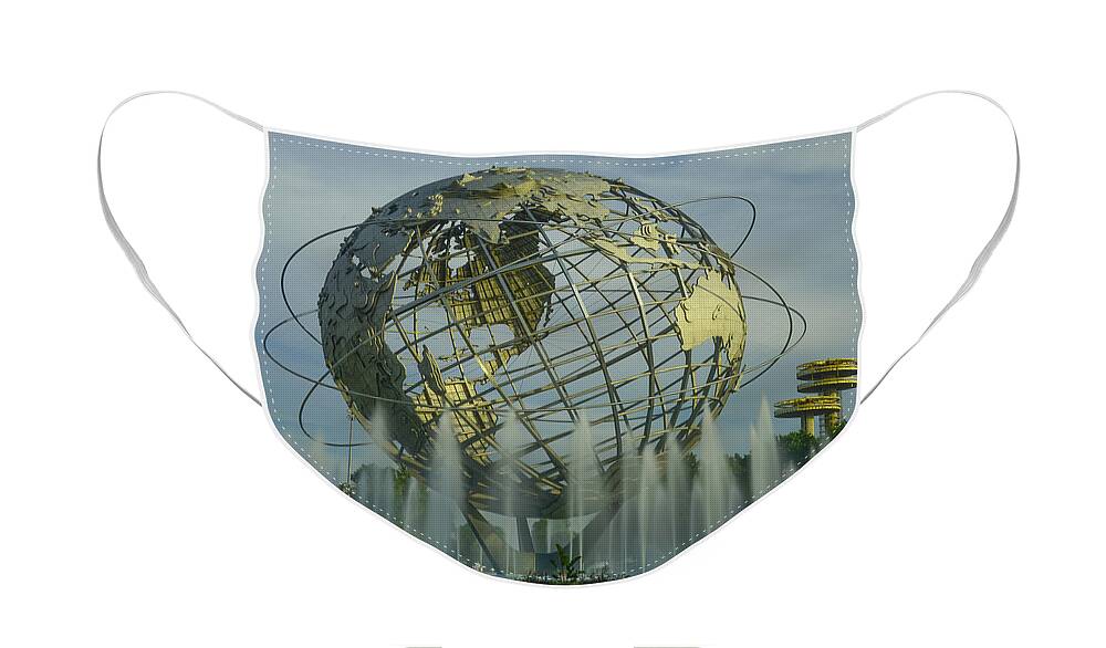 Flushing Meadow Park Face Mask featuring the photograph The Unisphere by Theodore Jones
