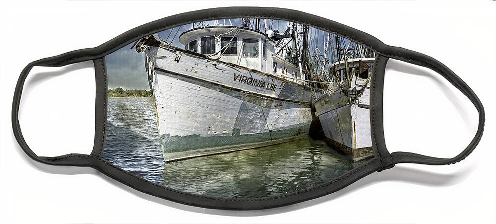 Boats Face Mask featuring the photograph The Virginia Lee and the Miss Harley by Debra and Dave Vanderlaan