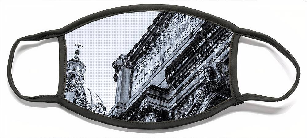 Rome Face Mask featuring the photograph Through the Past by AM FineArtPrints