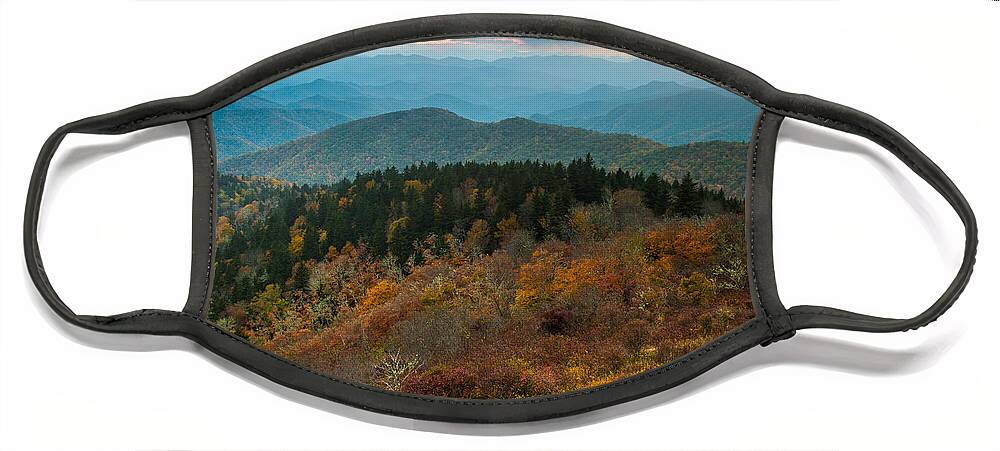 Asheville Face Mask featuring the photograph Touch of Yellow by Joye Ardyn Durham