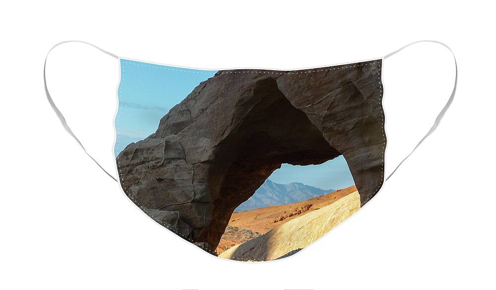 Landscape Face Mask featuring the photograph Valley of Fire by Carl Moore