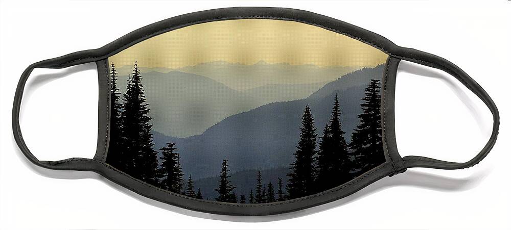 View Paradise Face Mask featuring the photograph View from Paradise by Peter Mooyman