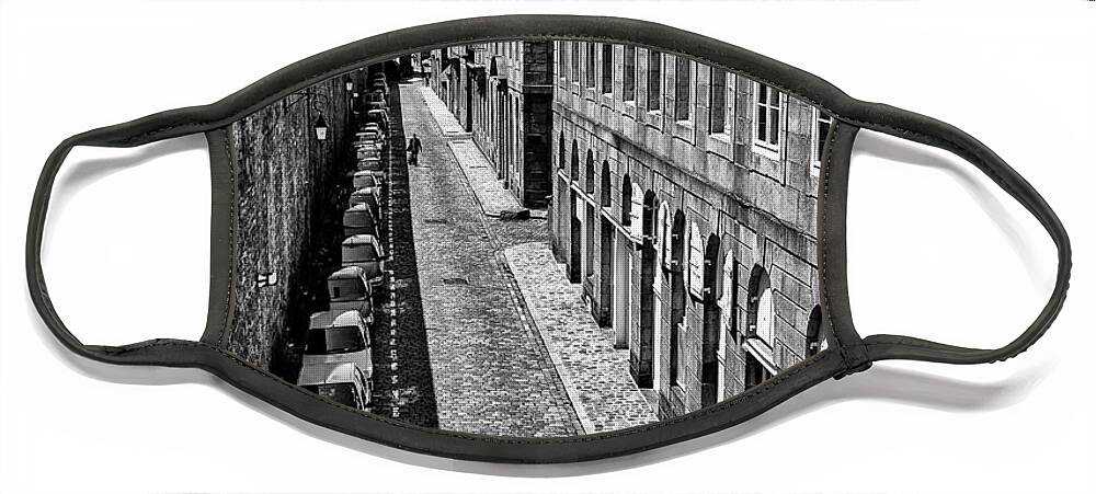 St Malo Face Mask featuring the photograph Where's my car? by Nigel R Bell
