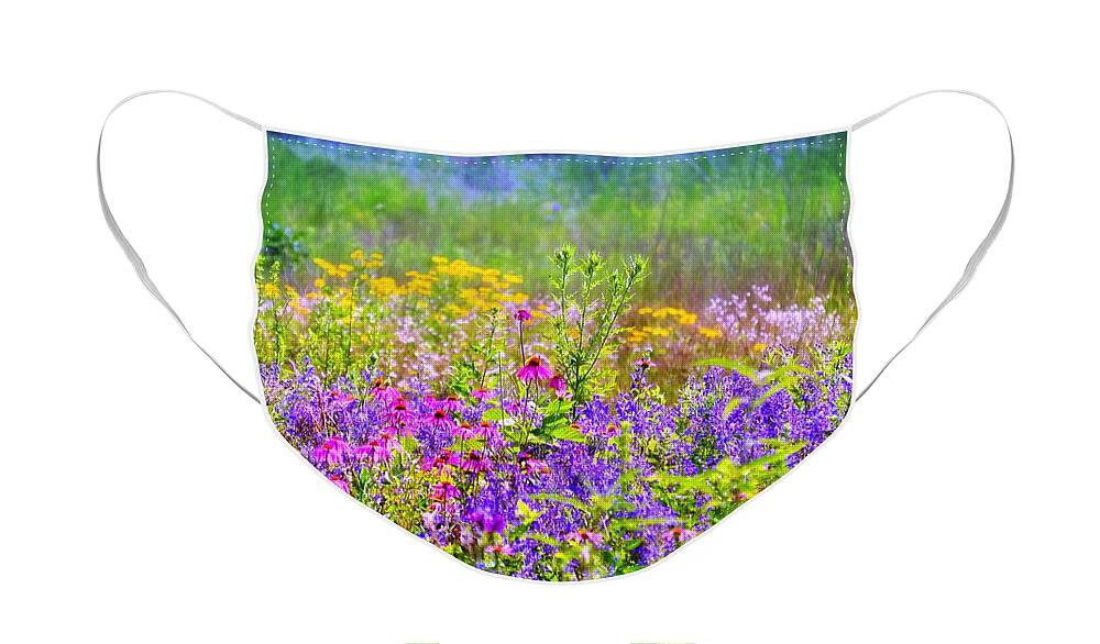 Wildflower Gardens Face Mask featuring the photograph Wildflower Beauty by Peggy Franz