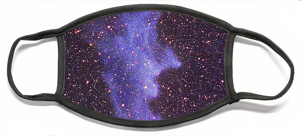 Nebula Face Mask featuring the photograph Witch Head Nebula by Chris Cook