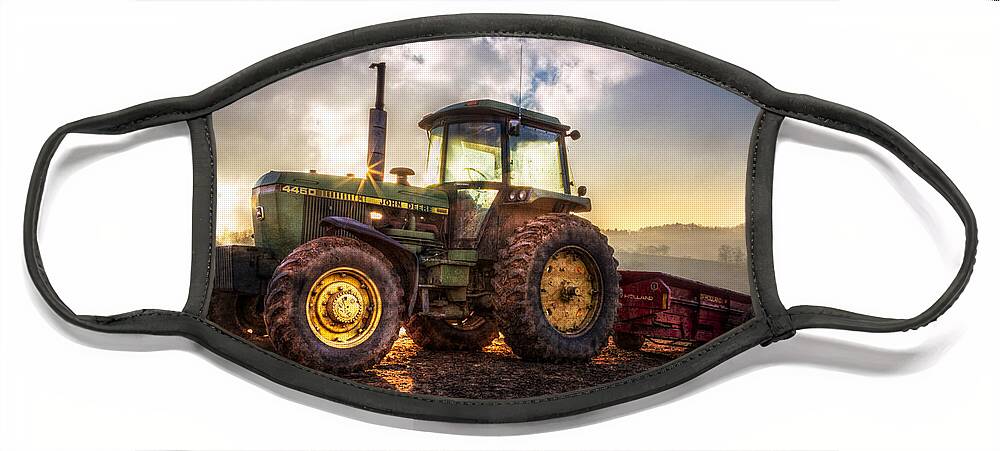 4450 Face Mask featuring the photograph Workhorse II by Debra and Dave Vanderlaan