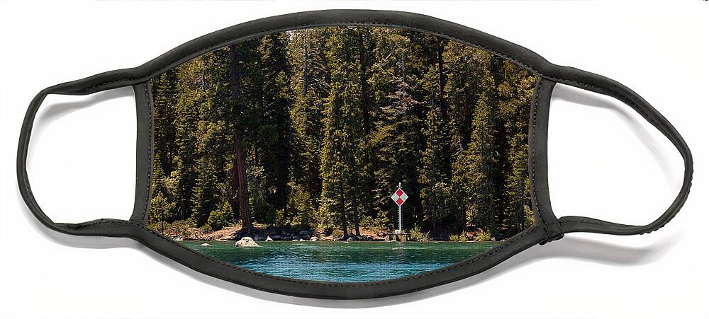  Usa Face Mask featuring the photograph Lake Tahoe Sugar Pine Point Light by LeeAnn McLaneGoetz McLaneGoetzStudioLLCcom