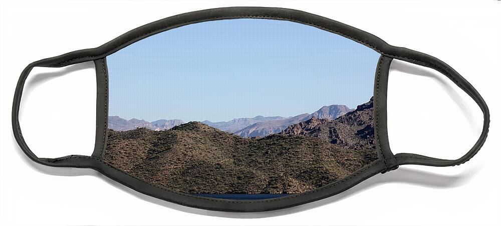 Sagouro Face Mask featuring the photograph Arizona Landscape by Kim Galluzzo Wozniak