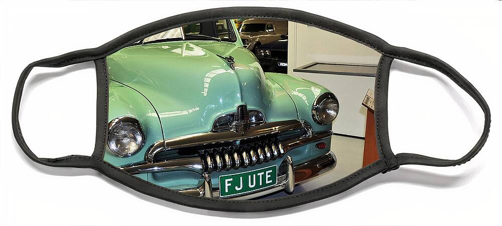 Photography Face Mask featuring the photograph 1953 FJ Holden Ute by Kaye Menner