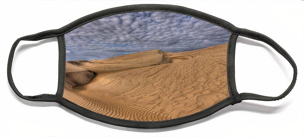 Sand Face Mask featuring the photograph Magic of the Dunes by Beth Sargent