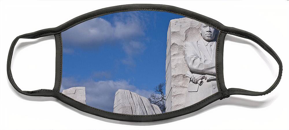 Martin Luther King Jr Face Mask featuring the photograph Martin Luther King Jr Memorial #5 by Theodore Jones