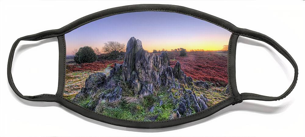Hdr Face Mask featuring the photograph Abbey Road Hill 2.0 by Yhun Suarez