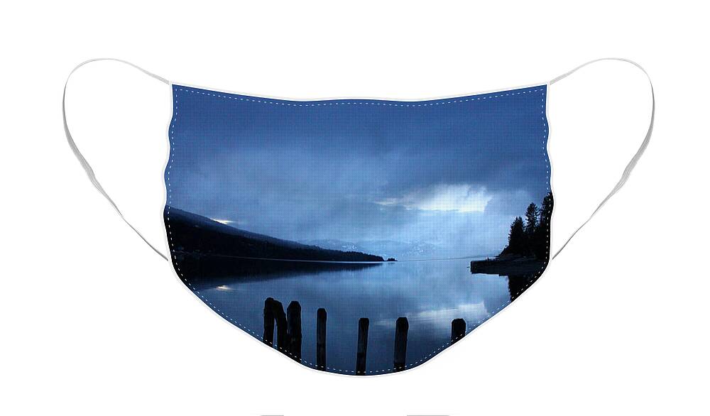 Lake Scene Face Mask featuring the photograph Beautiful Bay by Lucy West
