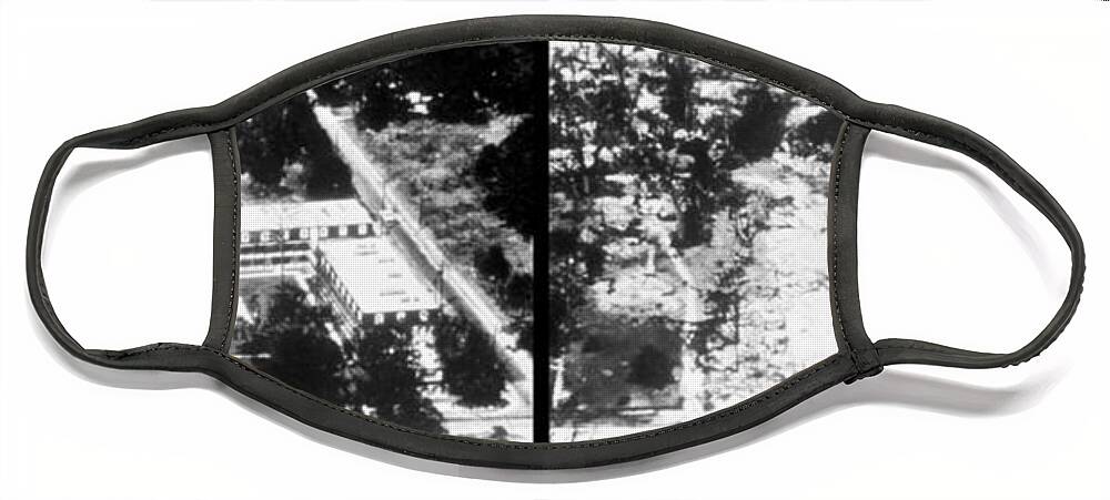 History Face Mask featuring the photograph Before And After Hurricane Camille 1969 by Science Source