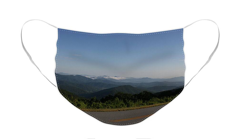 North Carolina Face Mask featuring the photograph Blue Ridge Parkway by Stacy C Bottoms