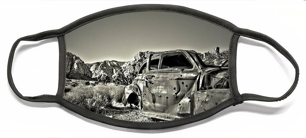 Chevy Face Mask featuring the photograph Bullet Nights by Mark Ross