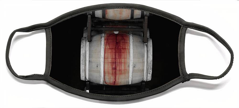 Barrel Face Mask featuring the photograph Cabernet by Donna Blackhall