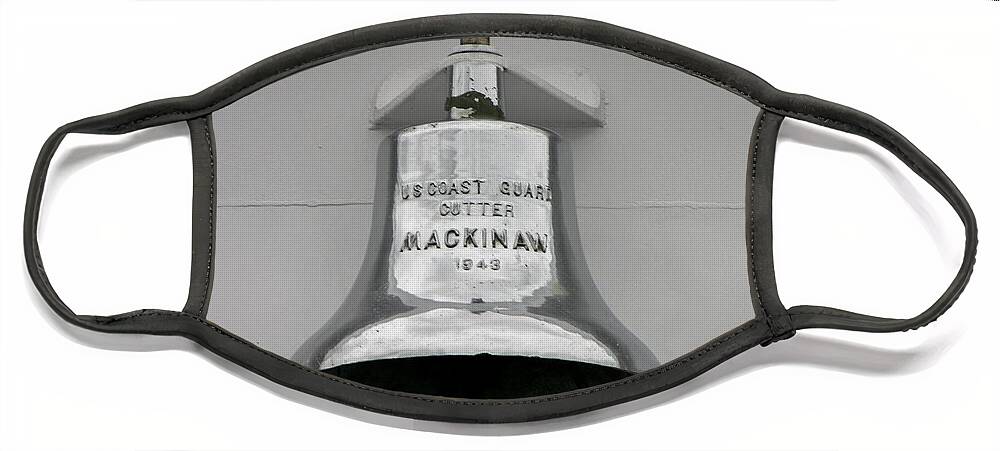 Ship Face Mask featuring the photograph Coast Guard Bell by Keith Stokes