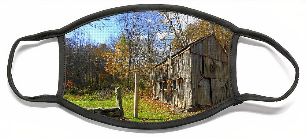 Fall Setting Face Mask featuring the photograph Connecticut Back in Time by Kim Galluzzo Wozniak