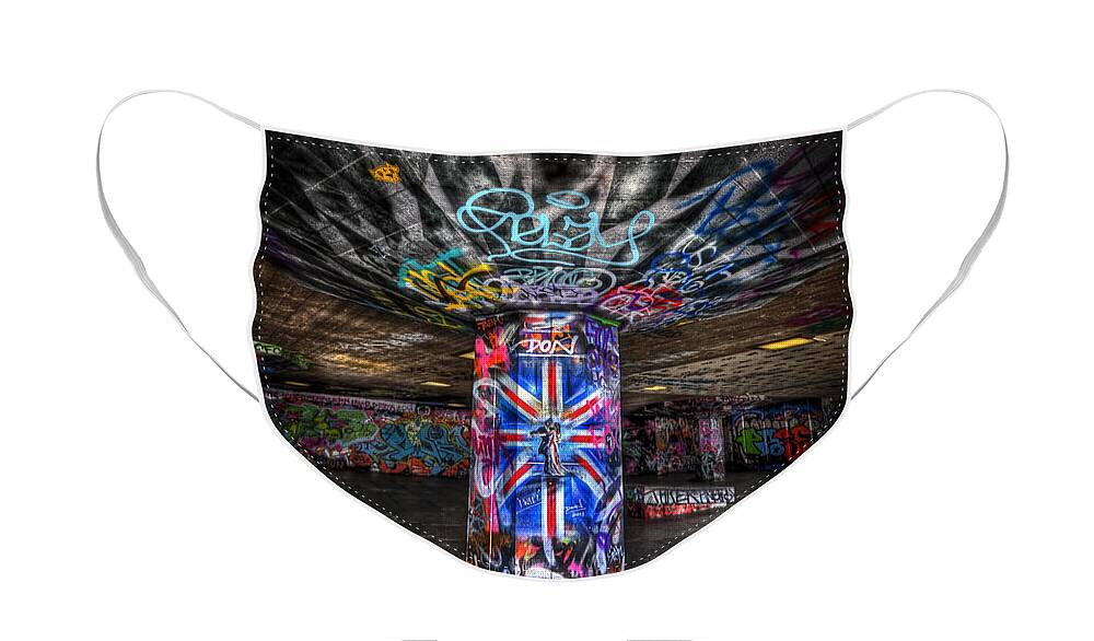 London Face Mask featuring the photograph Cool Brittania by Evelina Kremsdorf