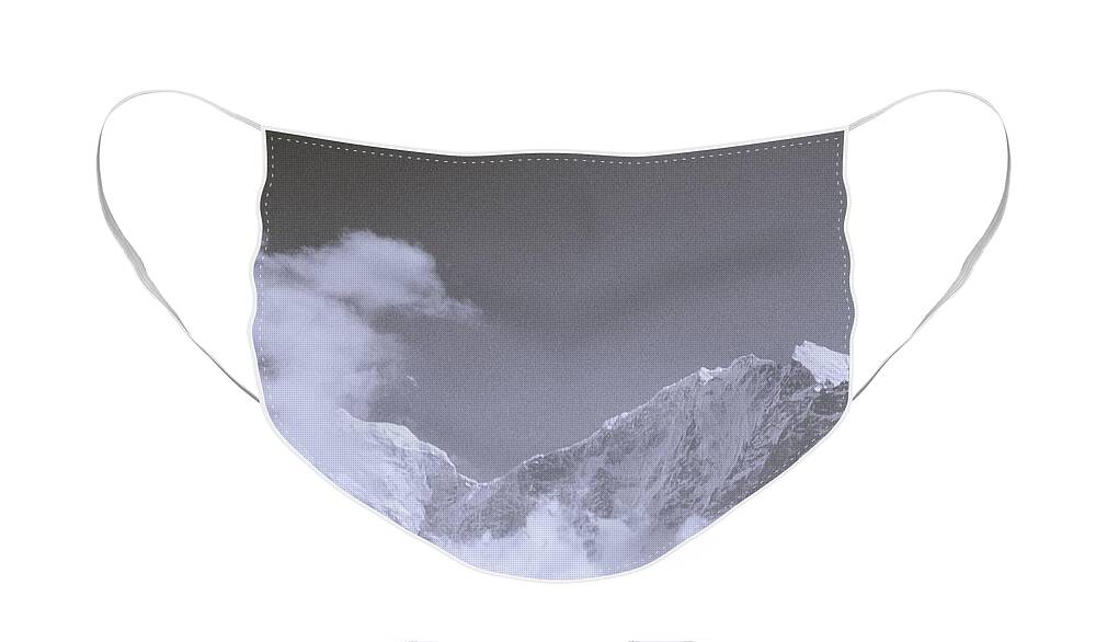 Freedom Face Mask featuring the photograph Himalayan Enchanting Solitude by Shaun Higson