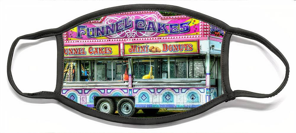 Food Truck Face Mask featuring the photograph Funnel Cakes by Debbi Granruth