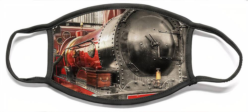  Yhun Suarez Face Mask featuring the photograph Furness Railway Number 20 by Yhun Suarez