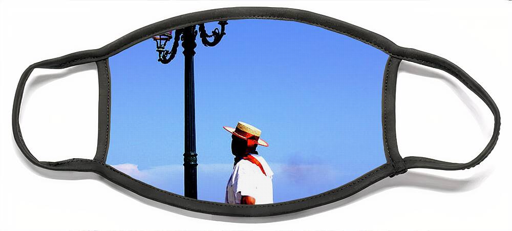 Gandola Face Mask featuring the photograph Gandola Captain by La Dolce Vita