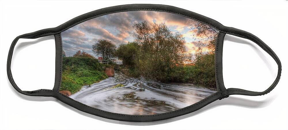 Hdr Face Mask featuring the photograph Gush Forth 2.0 by Yhun Suarez