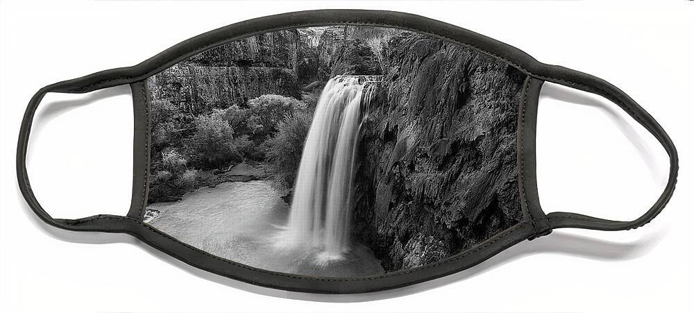 Water Photography Face Mask featuring the photograph Havasu Falls by Keith Kapple