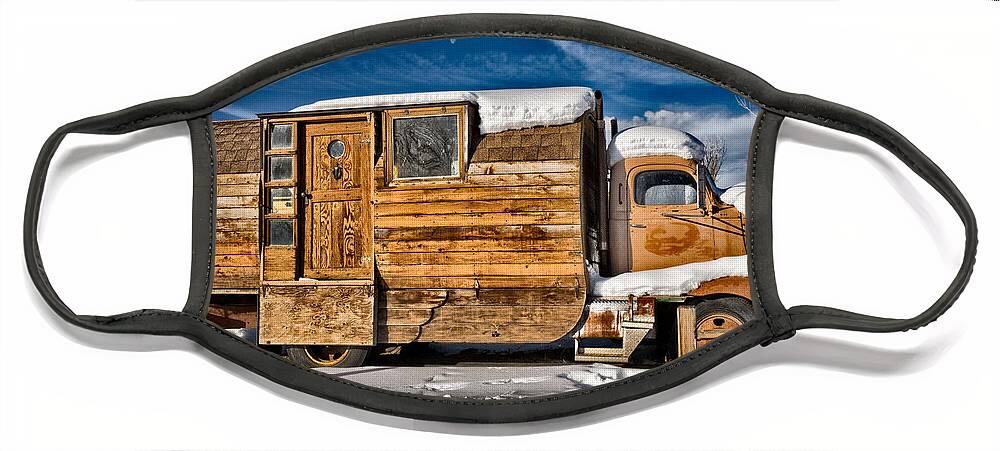 Antique Face Mask featuring the photograph Home On Wheels by Christopher Holmes