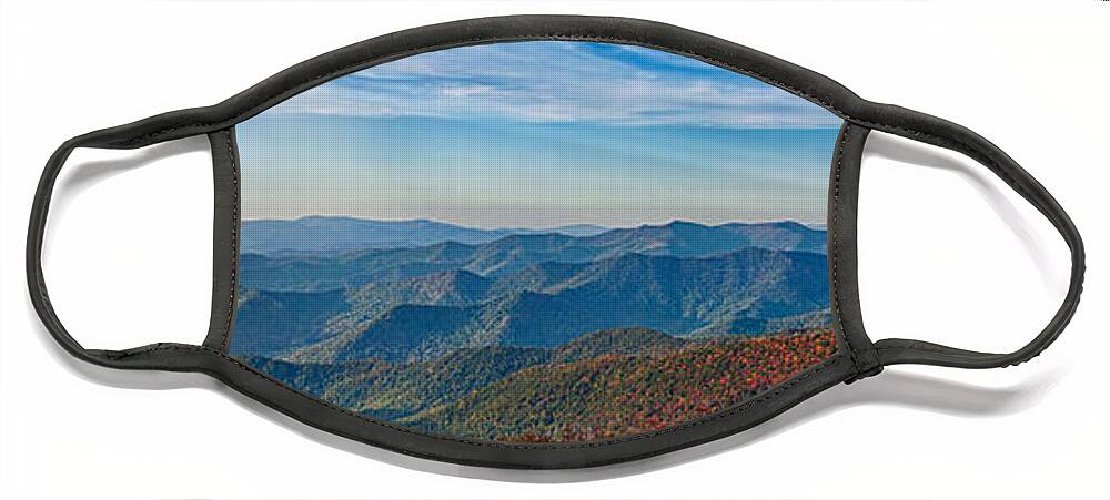 Autumn Face Mask featuring the photograph Looking North by Joye Ardyn Durham