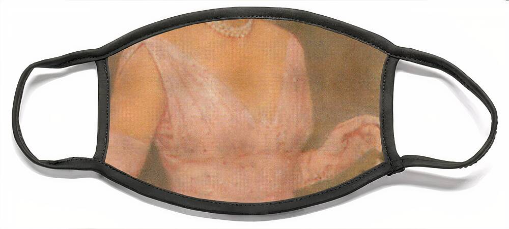Painting Face Mask featuring the photograph Mamie Eisenhower by Photo Researchers