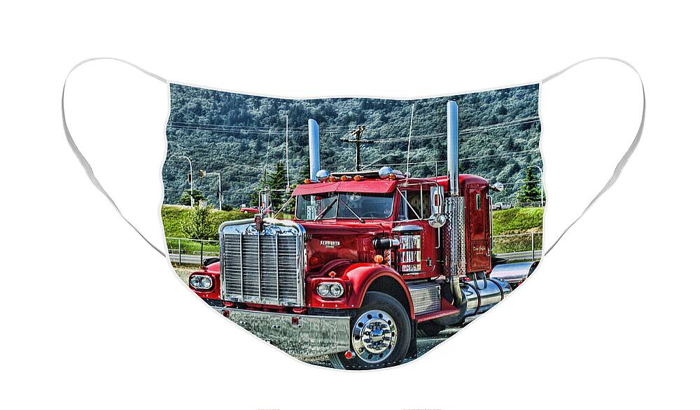 Trucks Face Mask featuring the photograph Old Kenworth HDR by Randy Harris